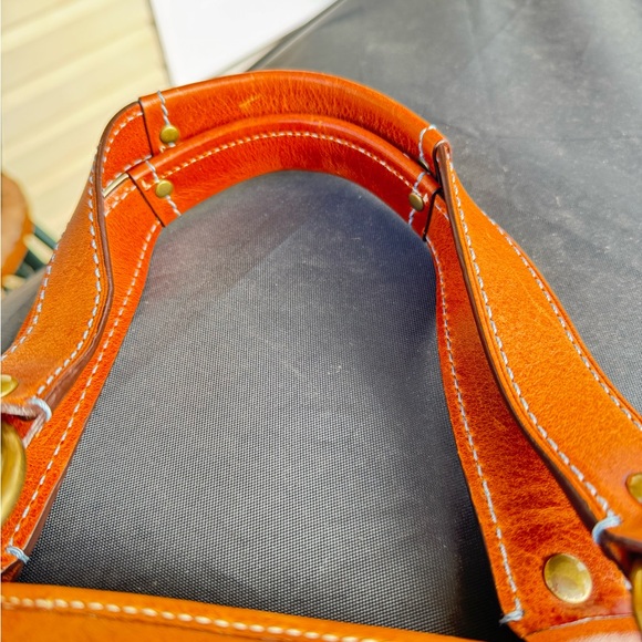 Vintage Coach Patchwork Denim and Leather Tote - Picture 9 of 16